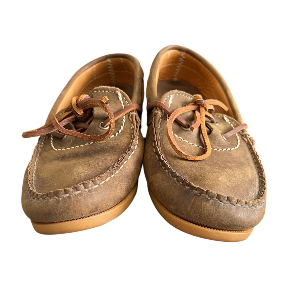Easymoc Trooper Moc Vibram Loafer in Crazy Horse Brown Mens Size 8.5 - Picture 3 of 8